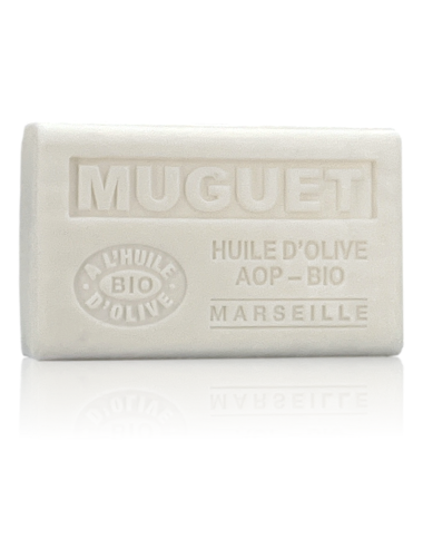 SAVON À L'HUILE D'OLIVE AOP-BIO MUGUET