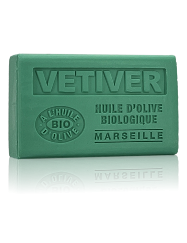 SAVON À L'HUILE D'OLIVE BIO VETIVER