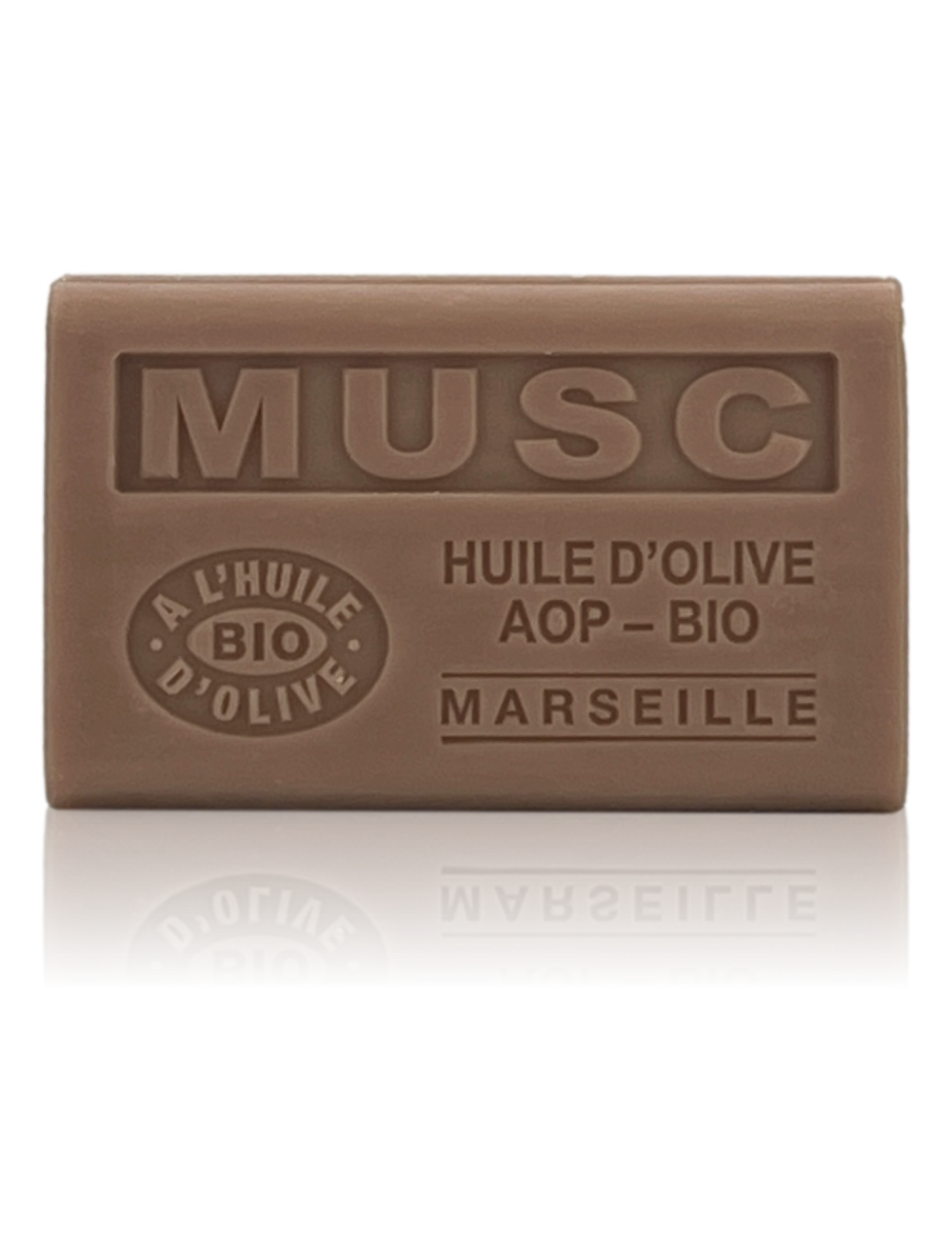 SAVON À L'HUILE D'OLIVE AOP-BIO MUSC