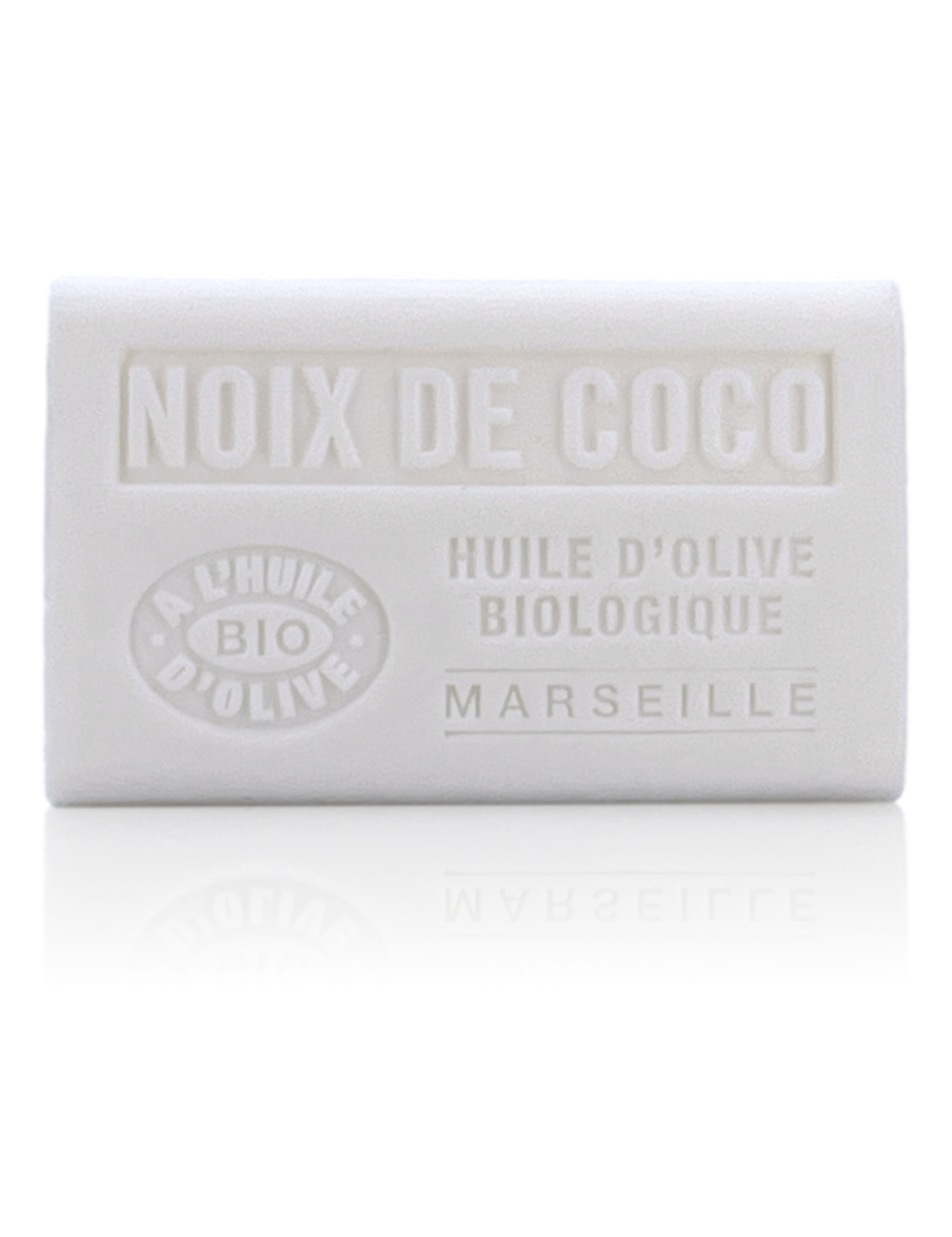 SAVON À L'HUILE D'OLIVE AOP-BIO NOIX DE COCO