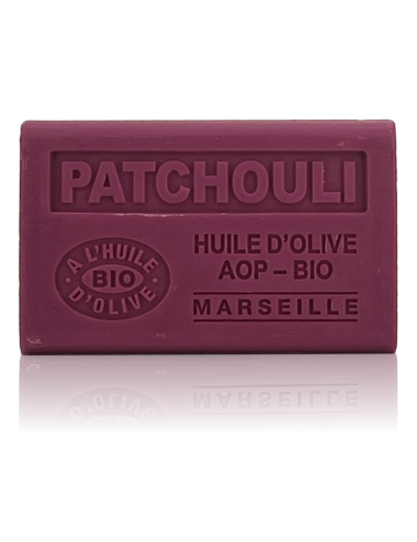 SAVON À L'HUILE D'OLIVE AOP-BIO PATCHOULI