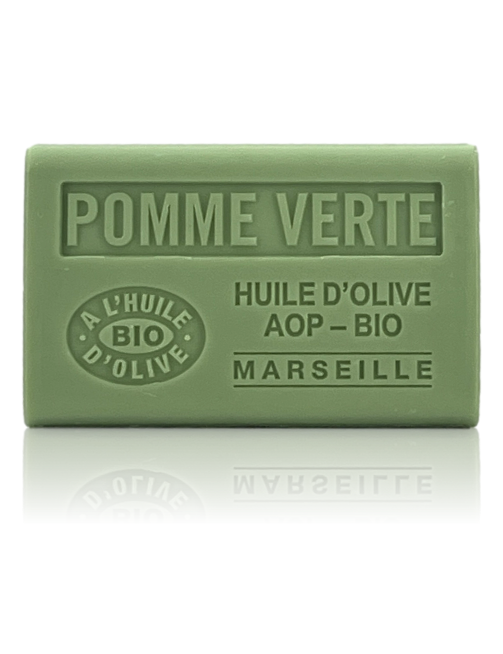 SAVON À L'HUILE D'OLIVE AOP-BIO POMME VERTE