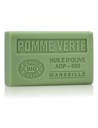 SAVON À L'HUILE D'OLIVE AOP-BIO POMME VERTE