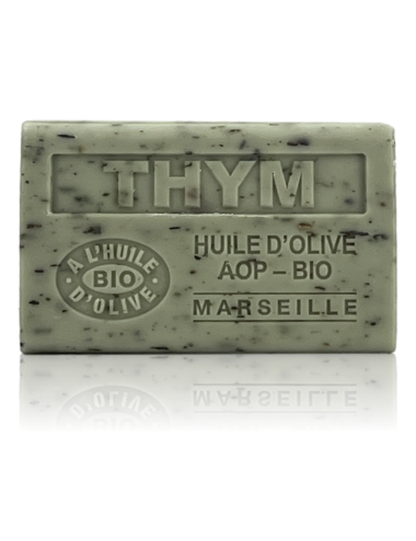 SAVON À L'HUILE D'OLIVE AOP-BIO THYM EXFOLIANT