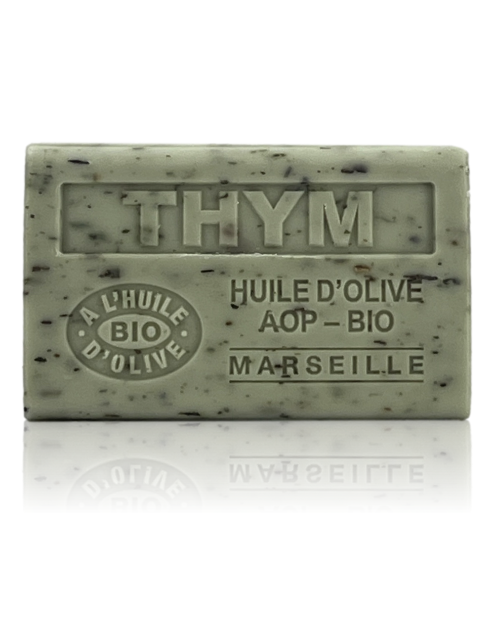 SAVON À L'HUILE D'OLIVE AOP-BIO THYM EXFOLIANT