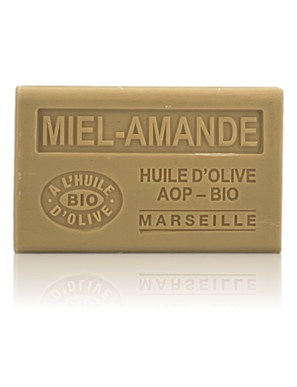 SAVON À L'HUILE D'OLIVE AOP-BIO MIEL AMANDE