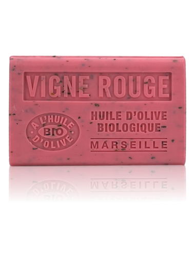 SAVON À L'HUILE D'OLIVE BIO VIGNE ROUGE EXFOLIANT