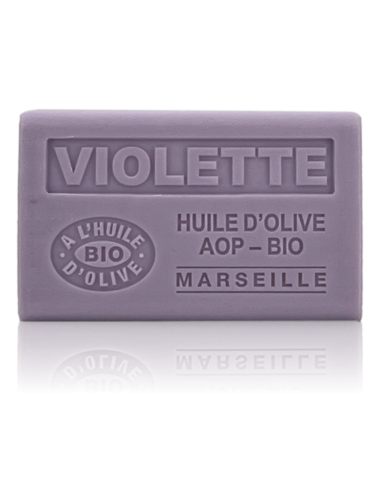 SAVON À L'HUILE D'OLIVE AOP-BIO VIOLETTE