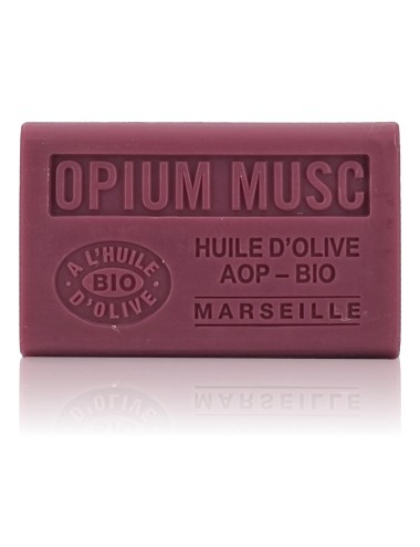 SAVON À L'HUILE D'OLIVE AOP-BIO OPIUM MUSC