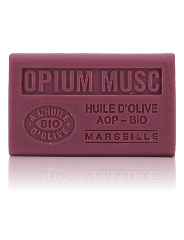 SAVON À L'HUILE D'OLIVE AOP-BIO OPIUM MUSC