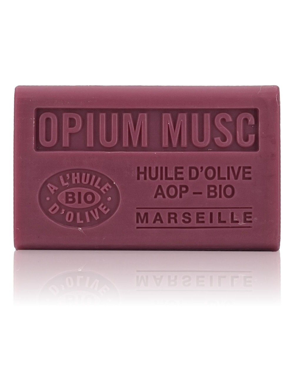 SAVON À L'HUILE D'OLIVE AOP-BIO OPIUM MUSC