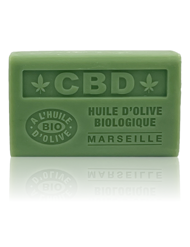 SAVON À L'HUILE D'OLIVE BIO CBD À L'HUILE DE CHANVRE