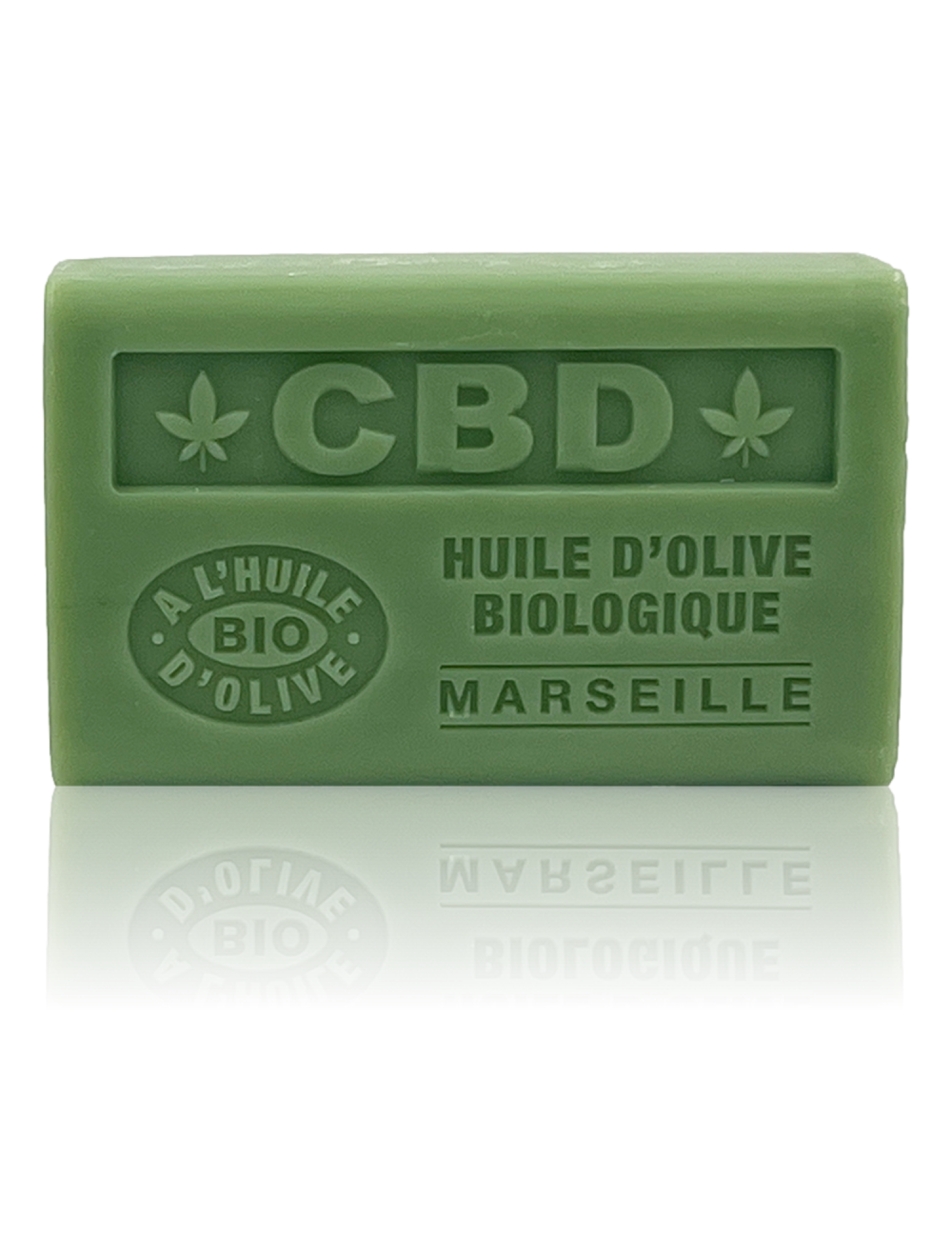 SAVON À L'HUILE D'OLIVE BIO CBD À L'HUILE DE CHANVRE